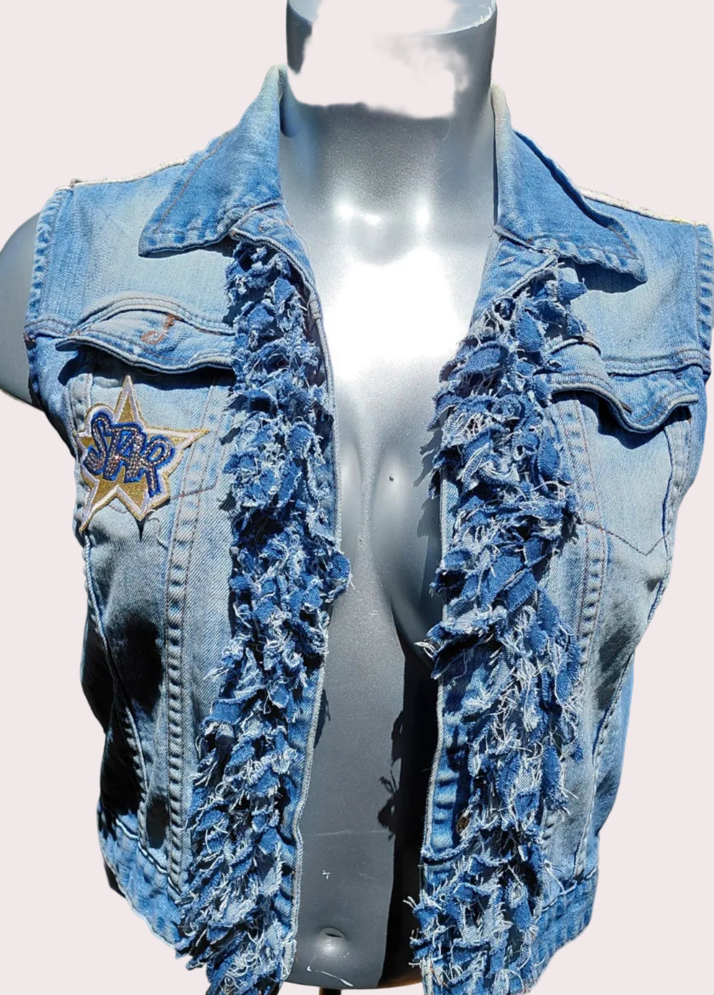 DENIM COWGIRL VEST