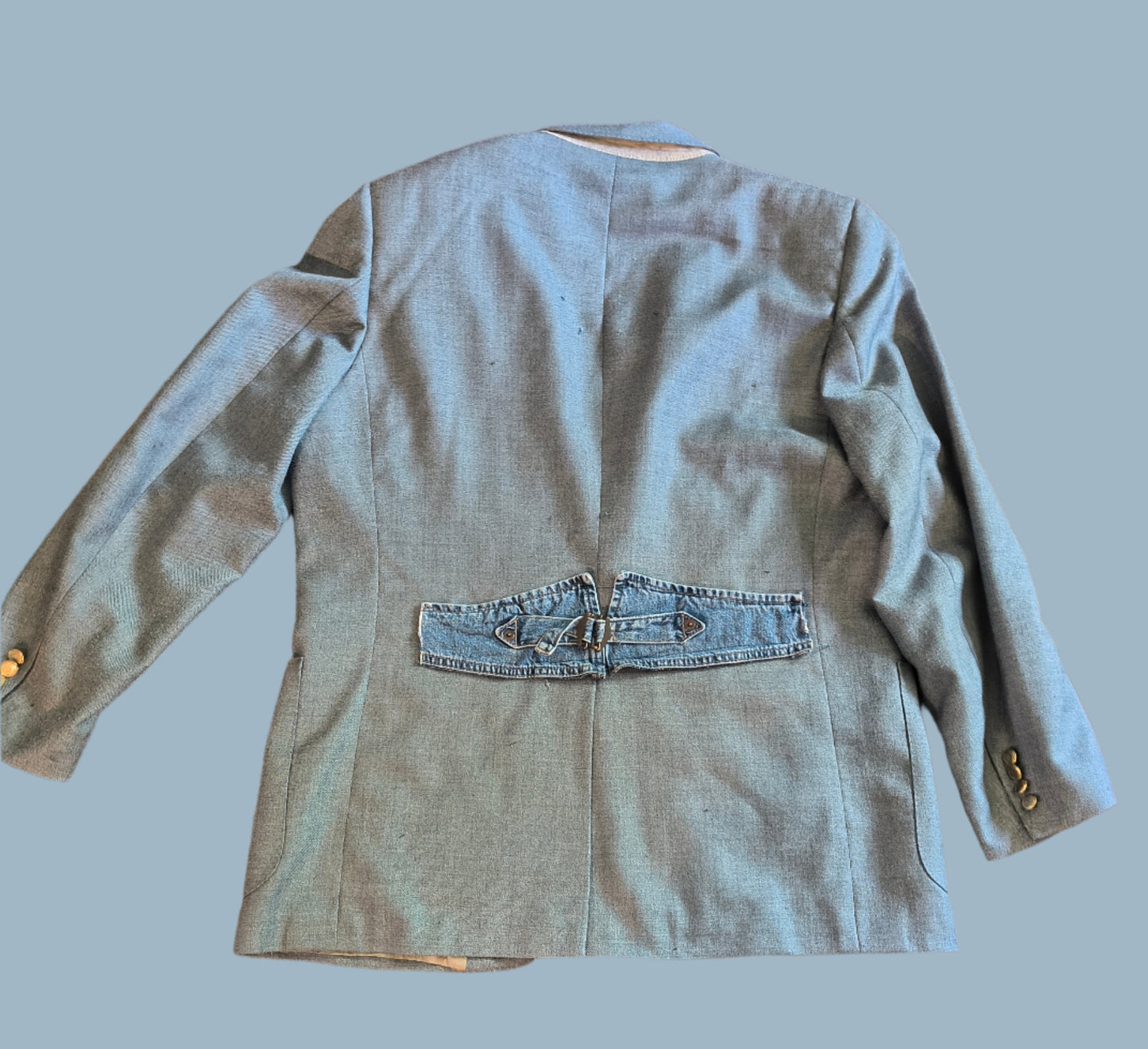 MEN DRESS JACKET RUGGED BOHO DENIM POCKET