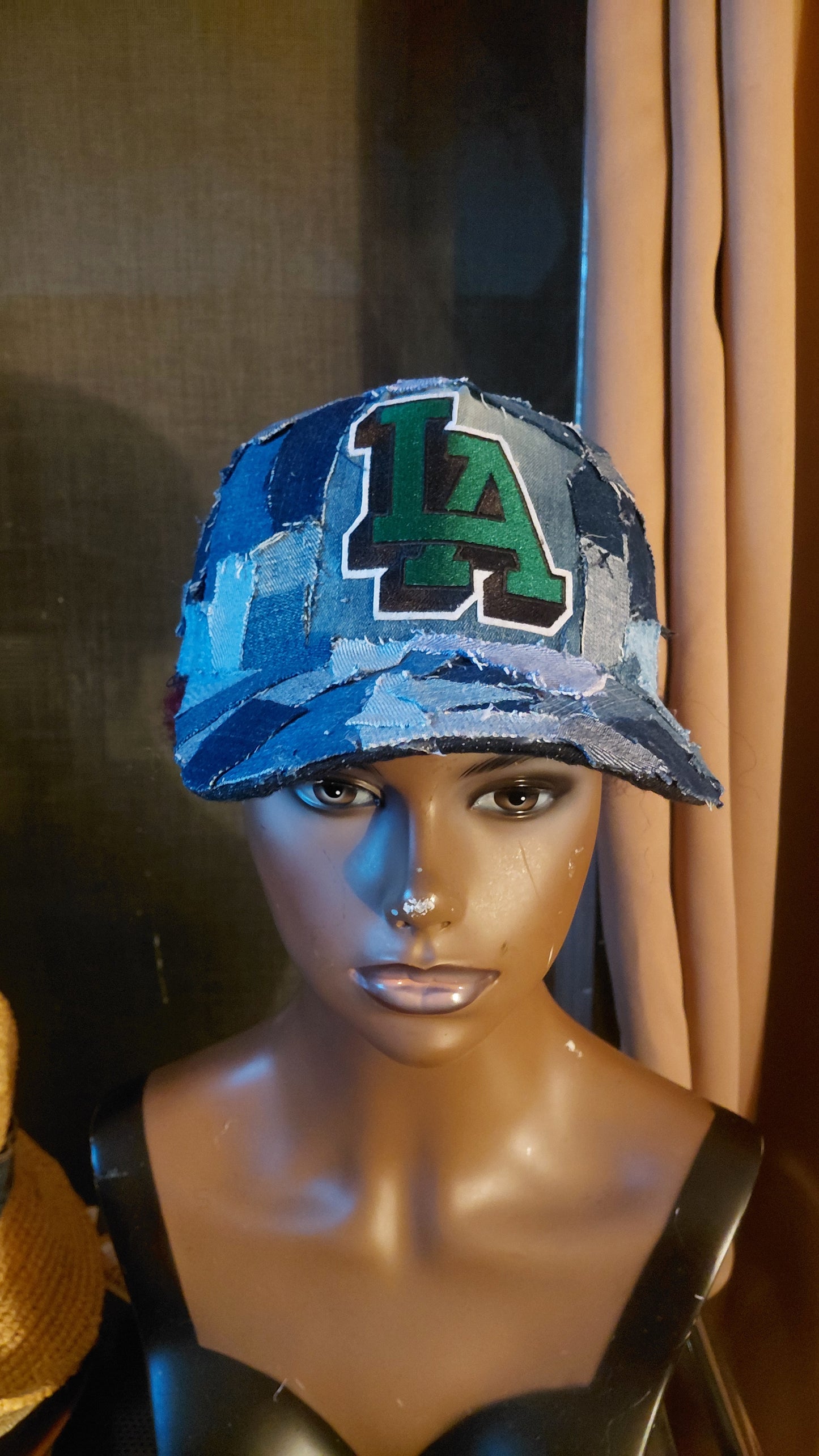 LA CAMOUFLAGE DENIM CAP