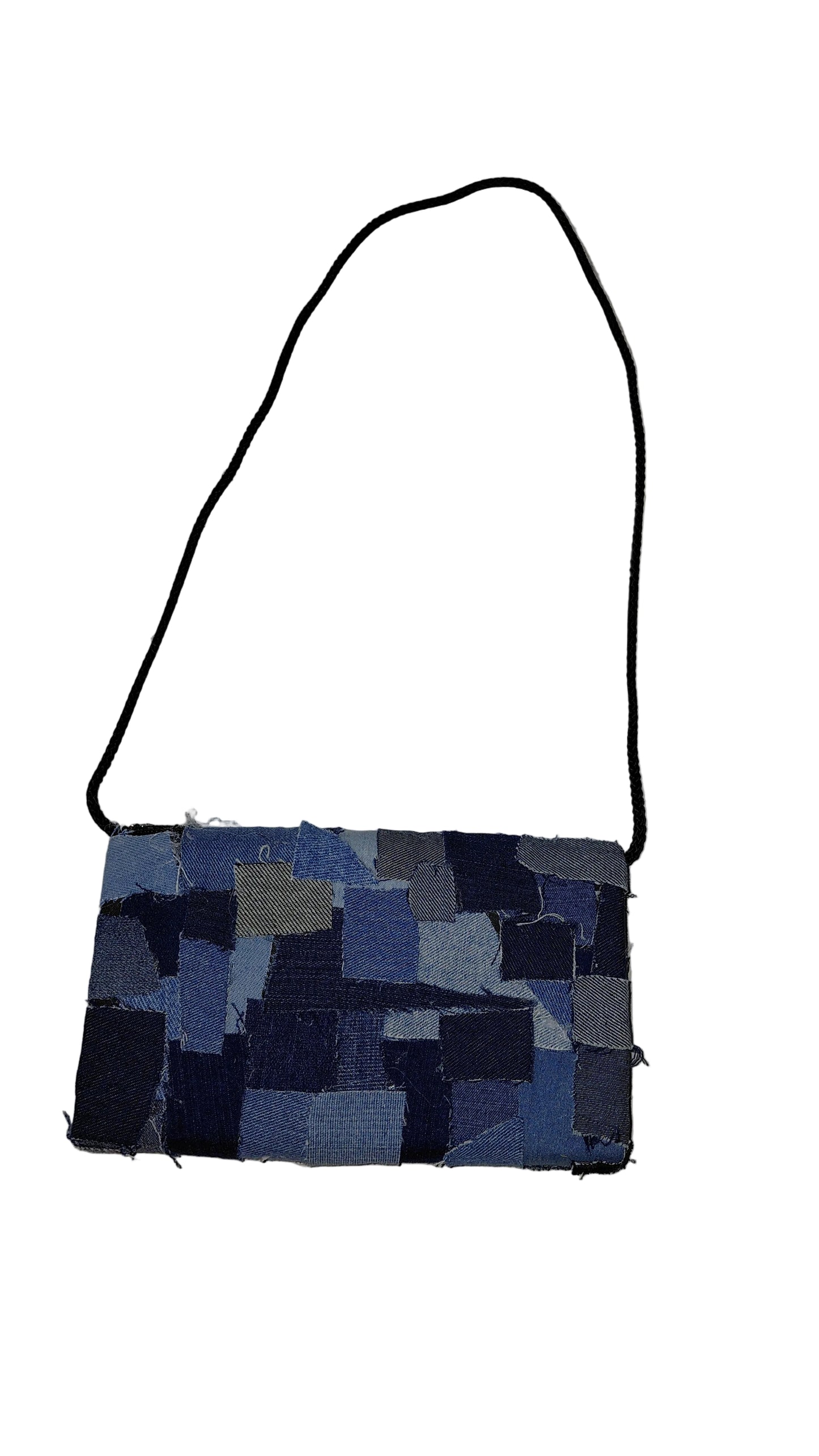 DENIM HEART PURSE