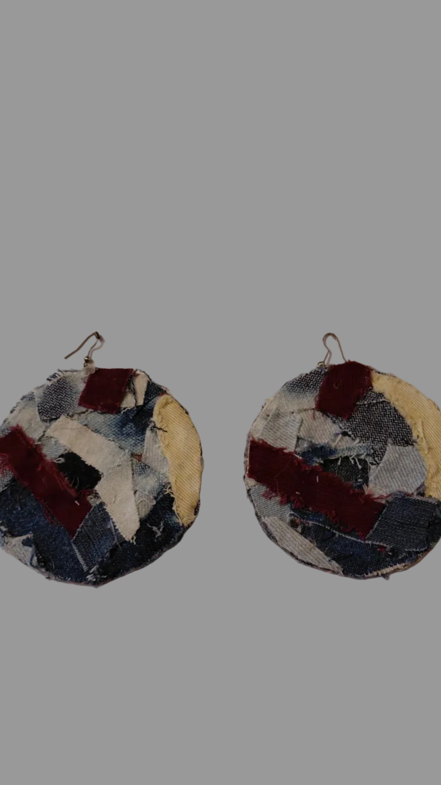 DENIM EARRING