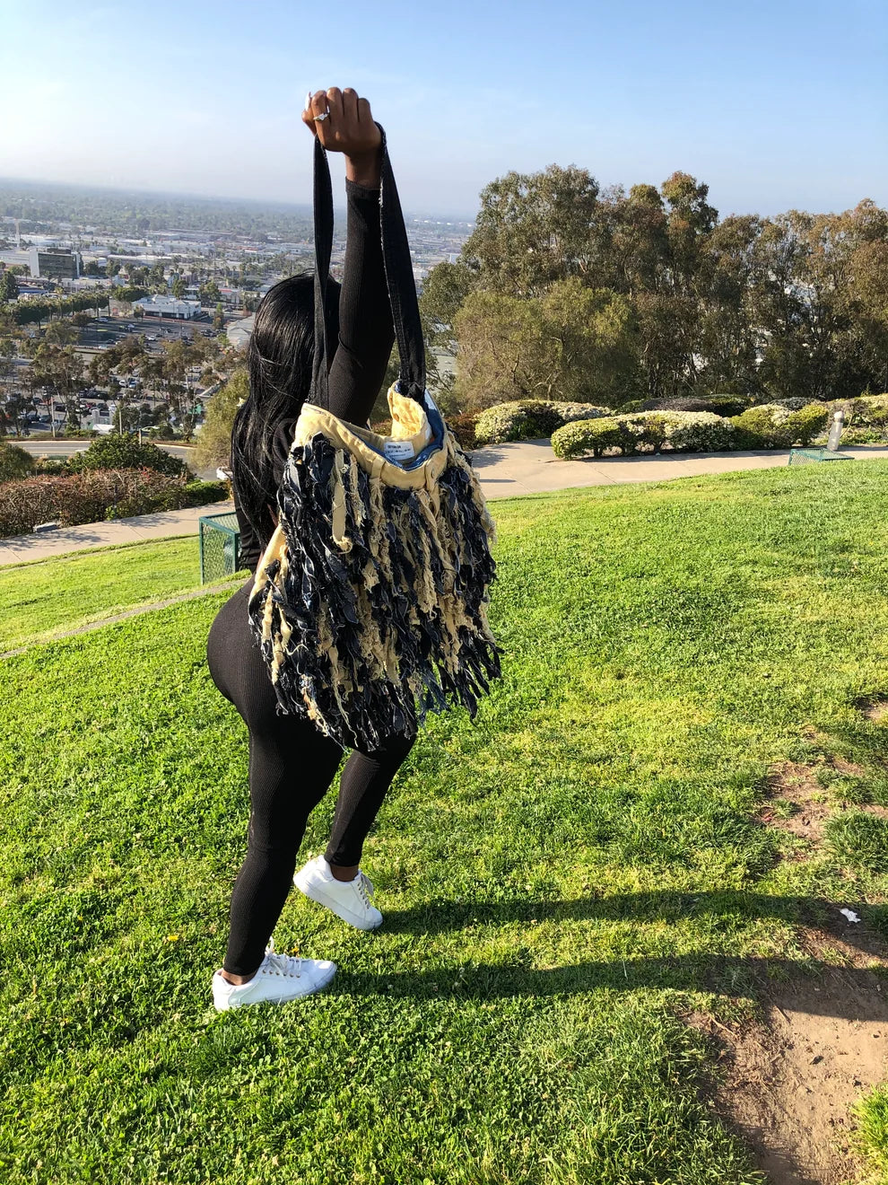 SHAGGY DENIM BAG