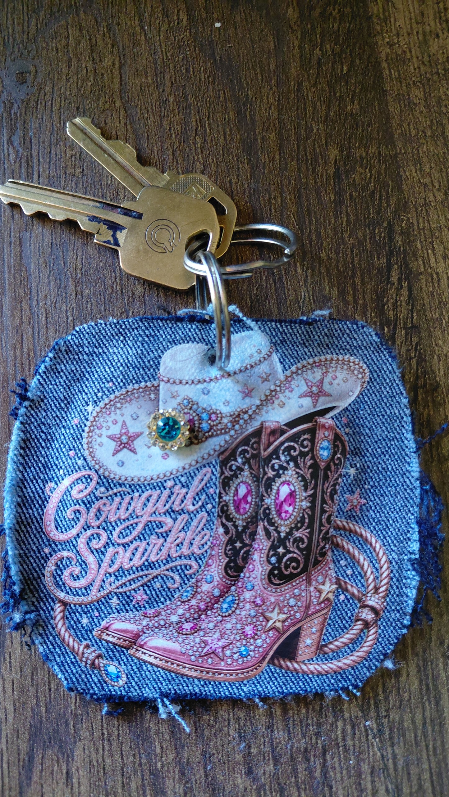COWGIRL KEY CHAIN