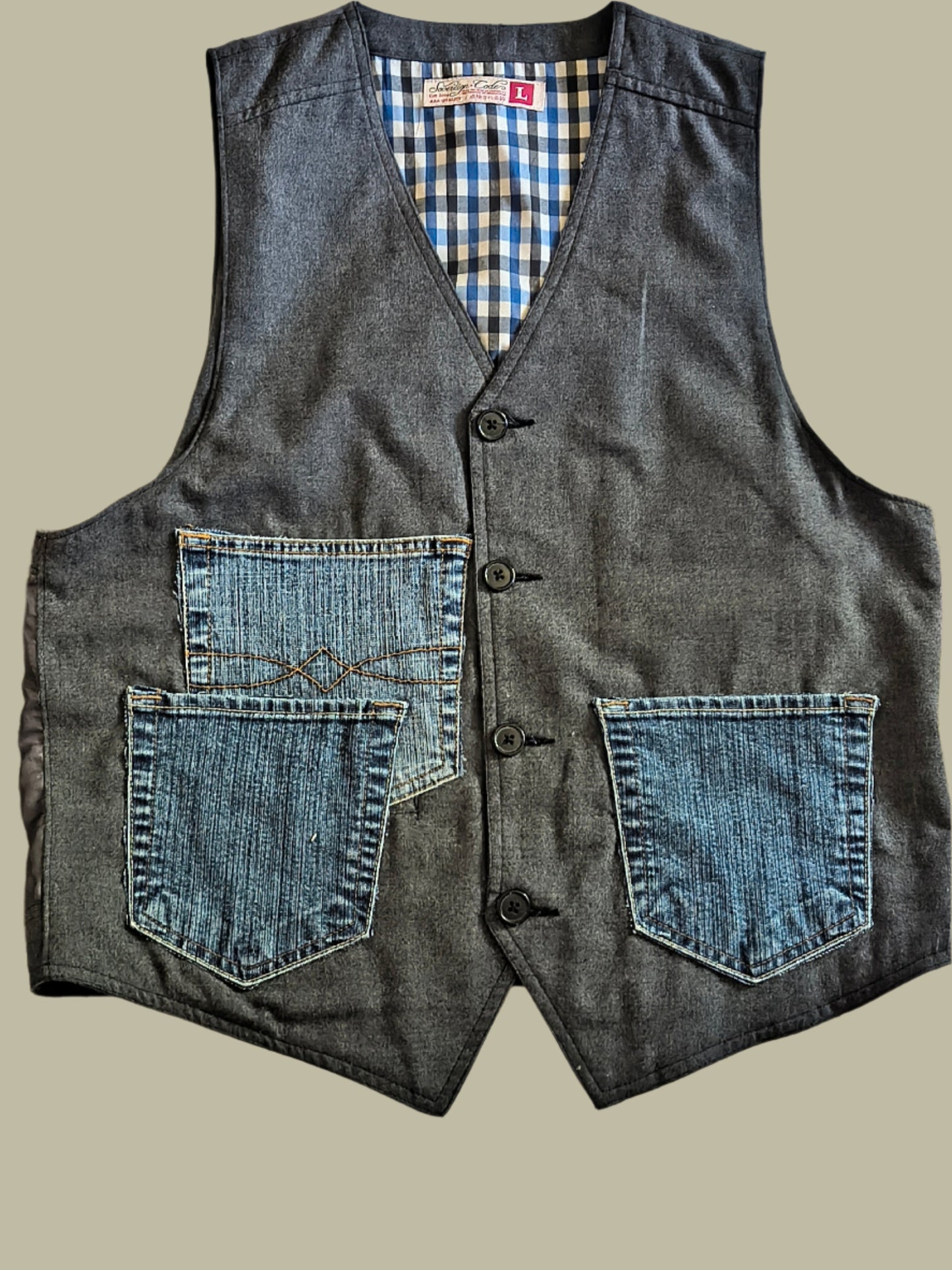 BOHO DENIM MEN VEST