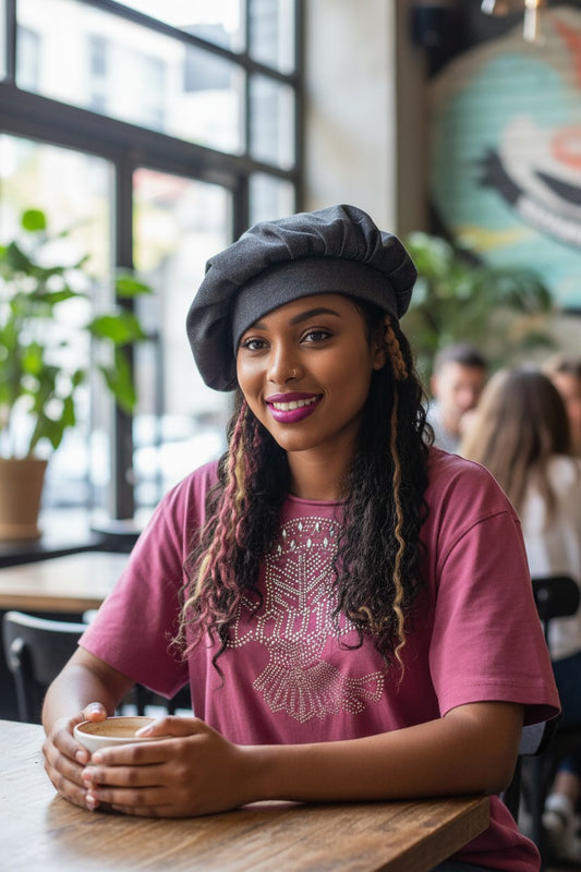 CLASSY DENIM BONNET/CAP