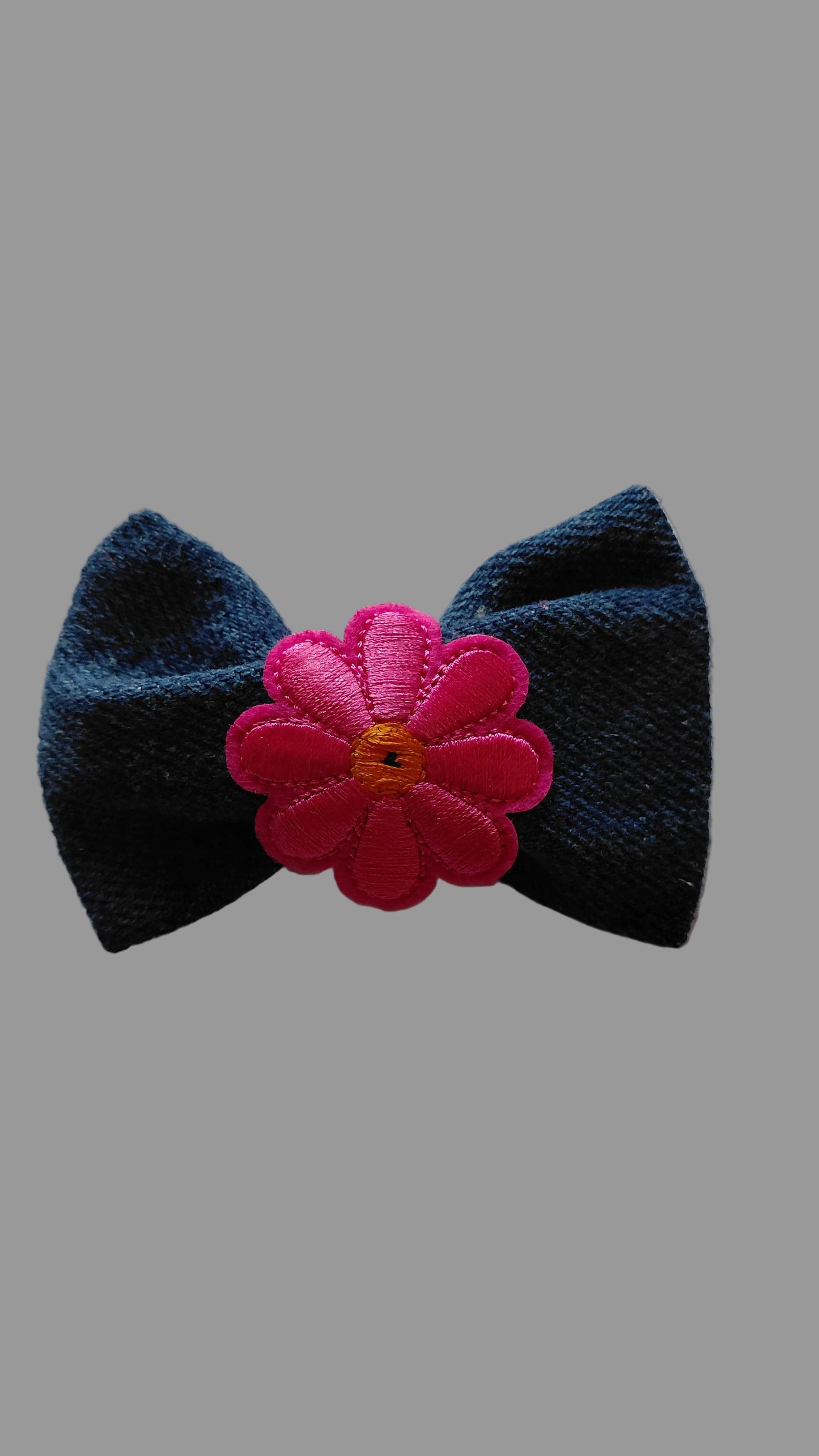 DENIM BOW