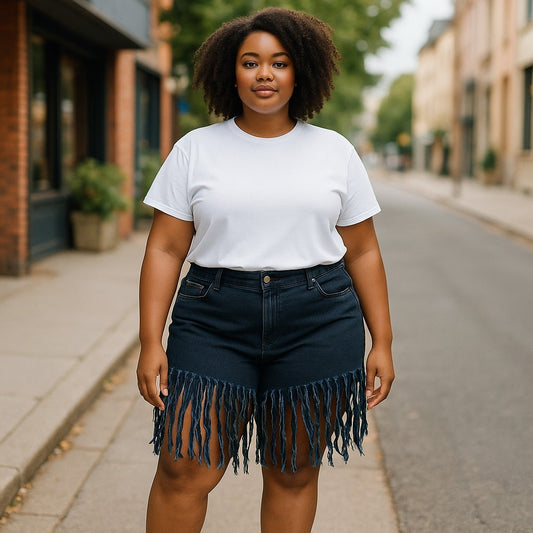 SHREDDED DENIM JEANS