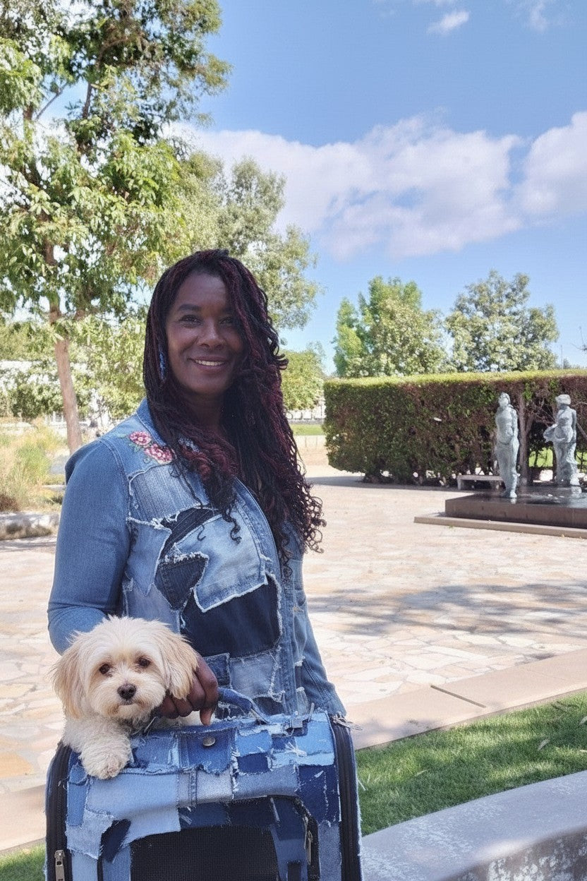 DENIM RUGGED PET CARRIER