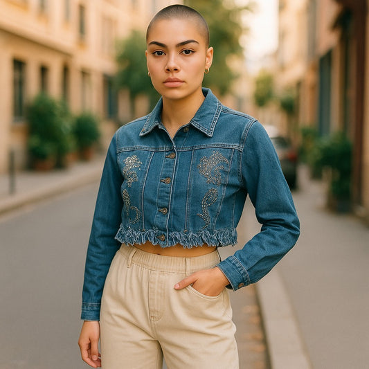 COWGIRL WESTERN DENIM JACKET