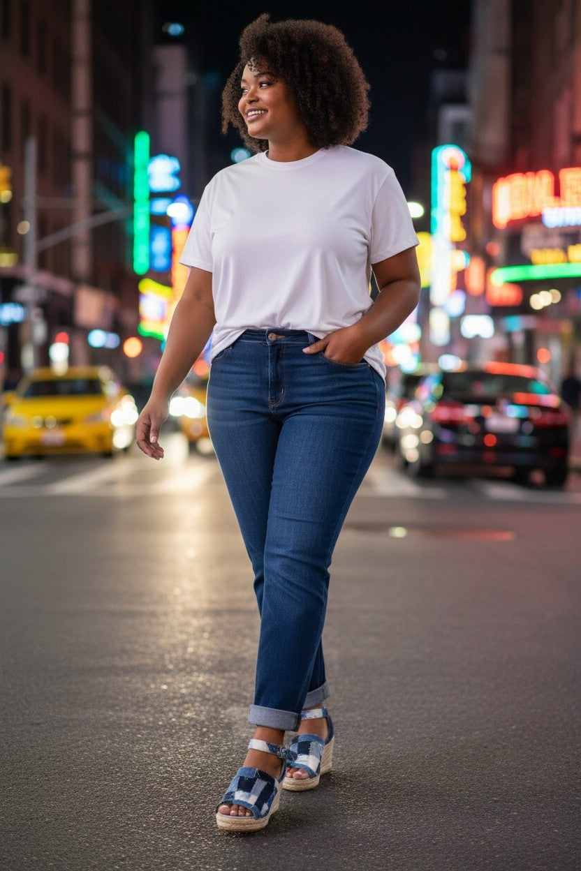 BOHO RUGGED DENIM SANDAL