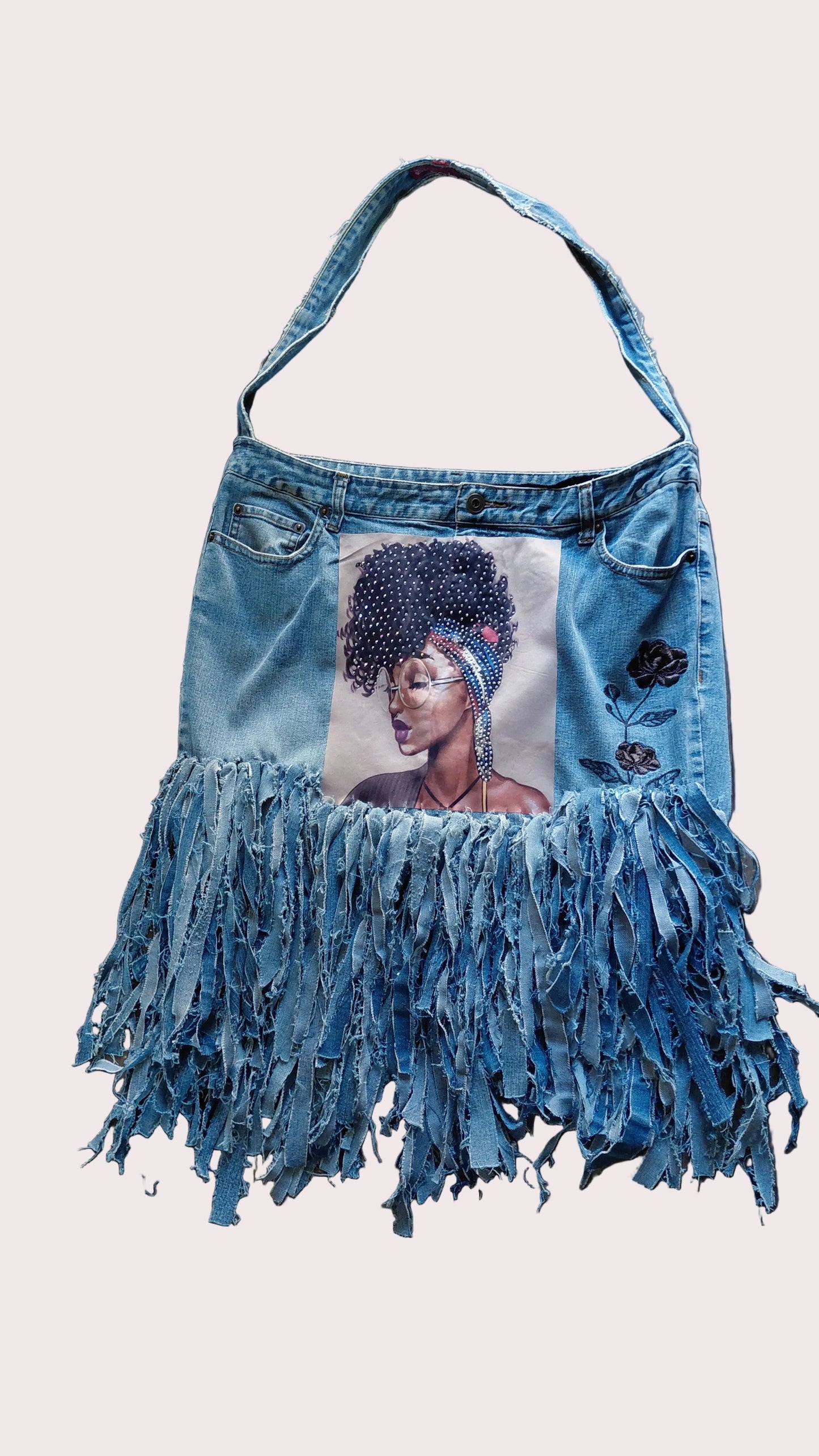 AFROCENTRIC DENIM PURSE